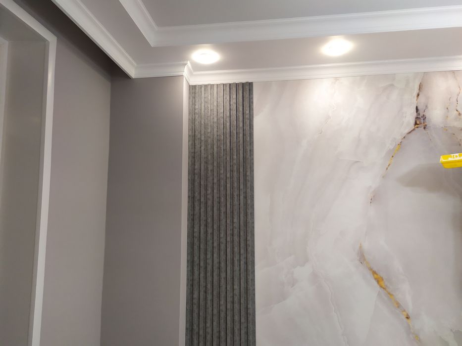 Поклейка обоев качественно