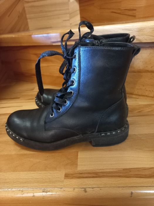 Ботинки кожаные для девочки, р. 34