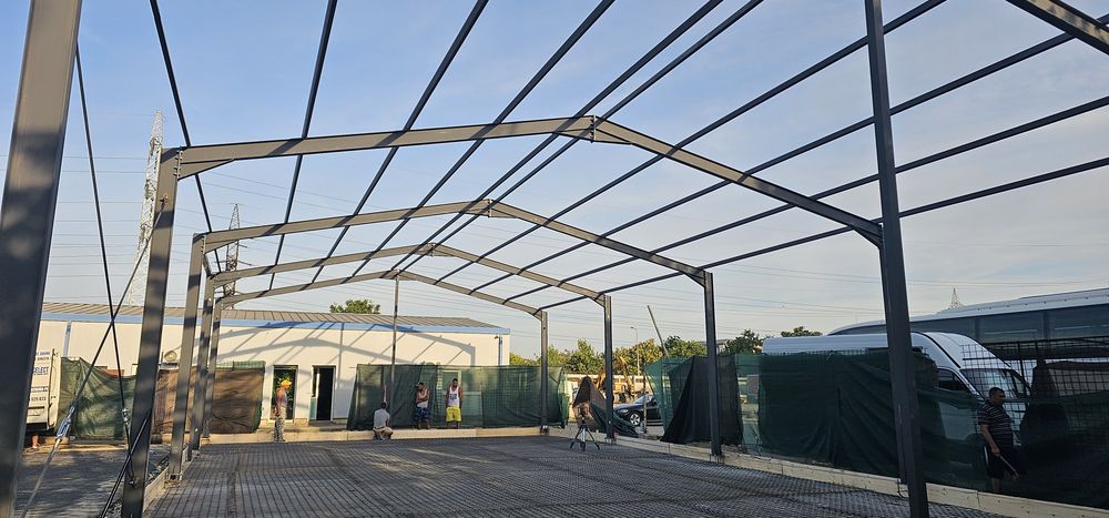 Vand hala metalice din profile metalice 200ipe.13x24x3,=9000euro.