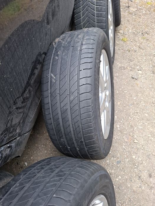 Vand set 4 jante R 16 vw passat b6 b5 au si anvelope 205 55 16 2 m+s 2 vara