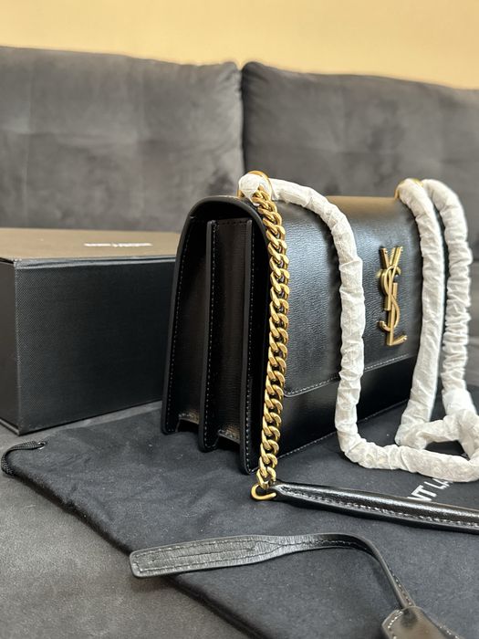 Poseta S*L* Sunset medium - 22cm/piele naturala/full box/video