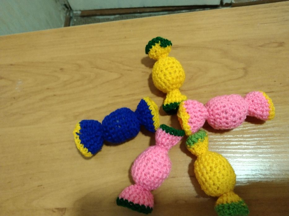 Модные игрушки вязаная еда