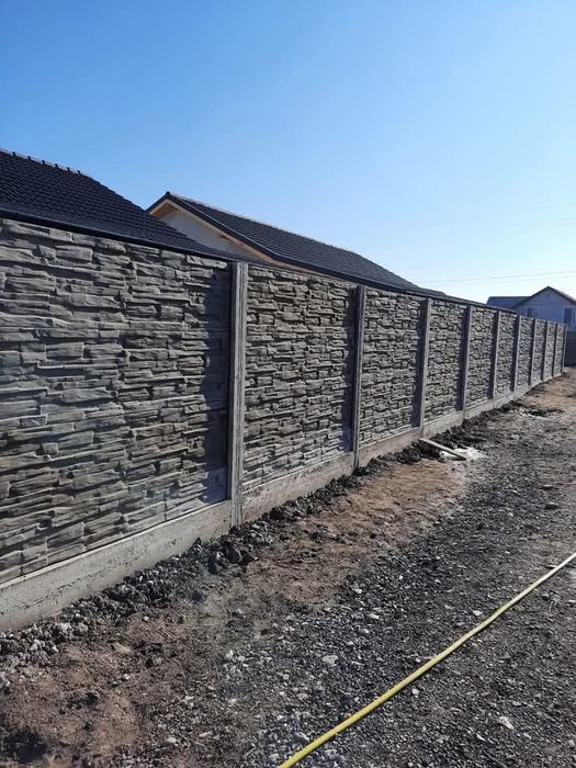 Gard din beton  garduri profi