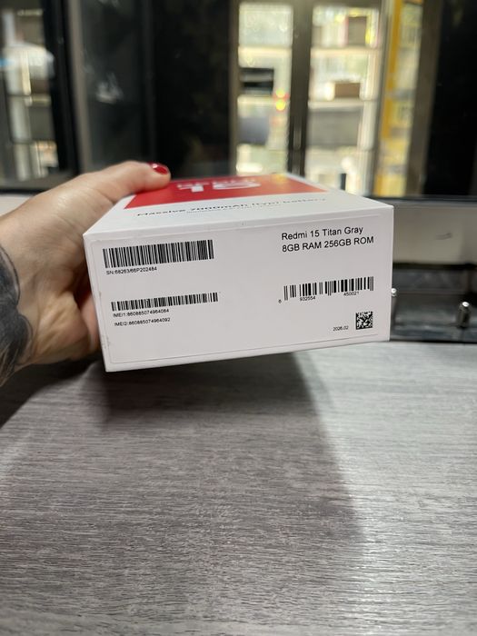 Telefon Redmi 15 -256 Gb . Ca nou