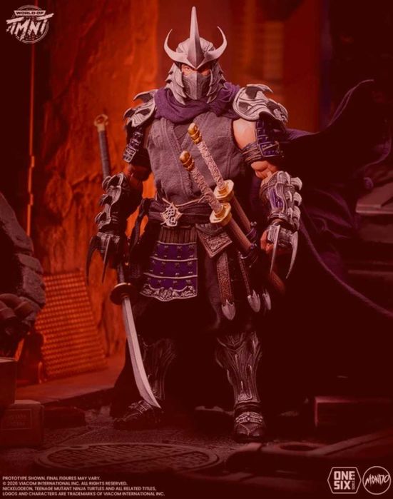 Шедьовър на Шрюдер . Shredder Mondo 1/6 scala 6 new and sealed