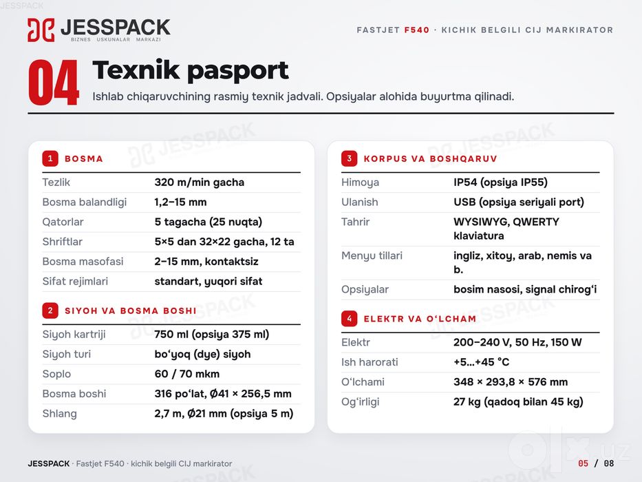 Маркиратор | Датер | Принтер даты | Срок годности | Fastjet F540