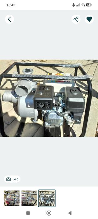 Motopompa VT40X și generator ECMT 7000 noi