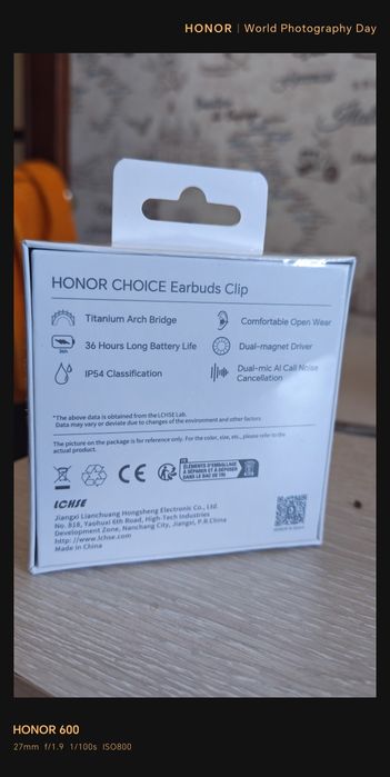 Наушник от honor original