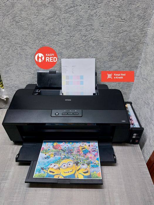 EPSON L1800 А3
6 цветный струйный принтер