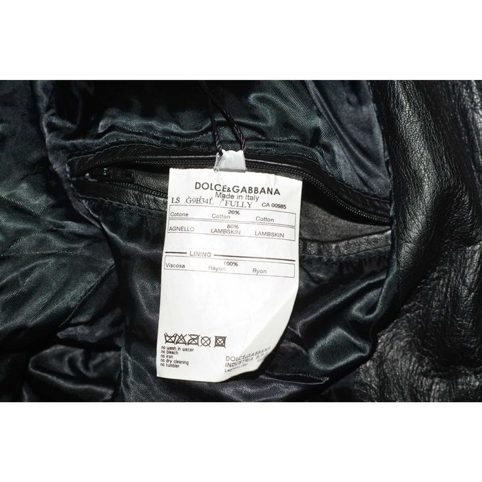 Geaca Bomber Piele Dolce Gabbana Noua cu eticheta marimea 46 S BB80