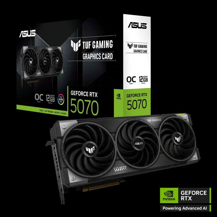 Видеокарта ASUS GeForce RTX 5070 TUF Gaming OC Edition