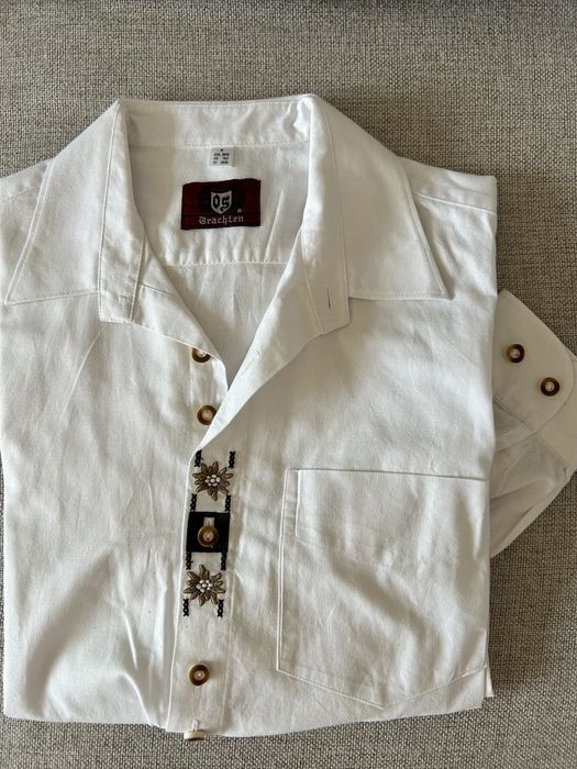 Мъжка риза с алпийски мотиви