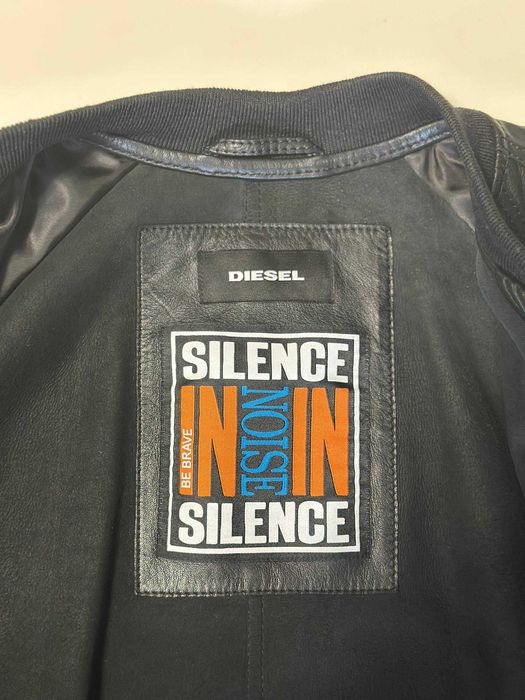 Geaca Piele Diesel Bomber – Marimea M – Stare Impecabila