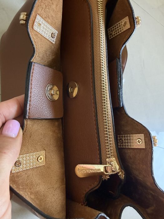 Елегантна дамска чанта Michael Kors – Цвят Карамел/Cognac