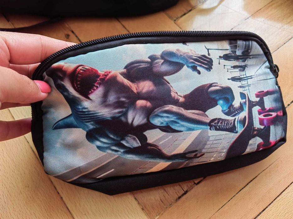 НОВИ раница, чанта за обяд и несесер