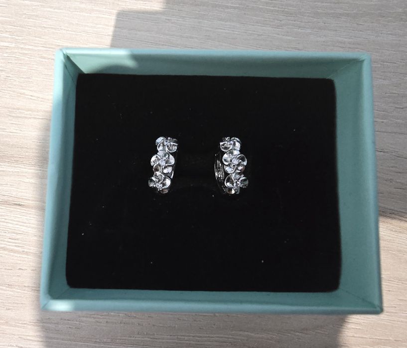 Сребърни обеци и пръстени