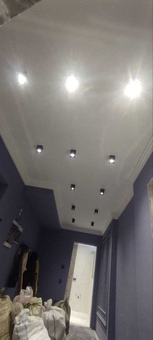 Малярно отделочные работы а также  гипсокартон, электрика, кафельные