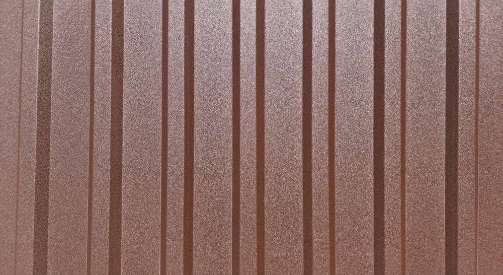 Tablă Cutată RAL 8017 Maro Cărămiziu MAT DUO 0,5 Gard Fațadă Acoperiş