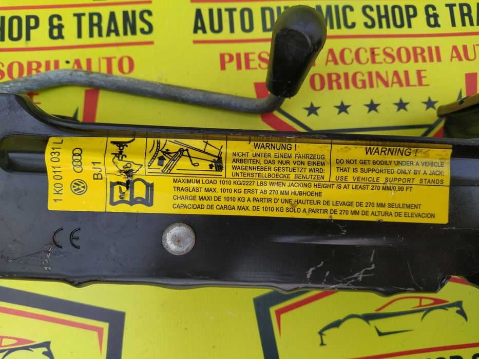 Cric auto punct sprijin original Volkswagen Vw GolF 5 /Plus Audi A3 Se