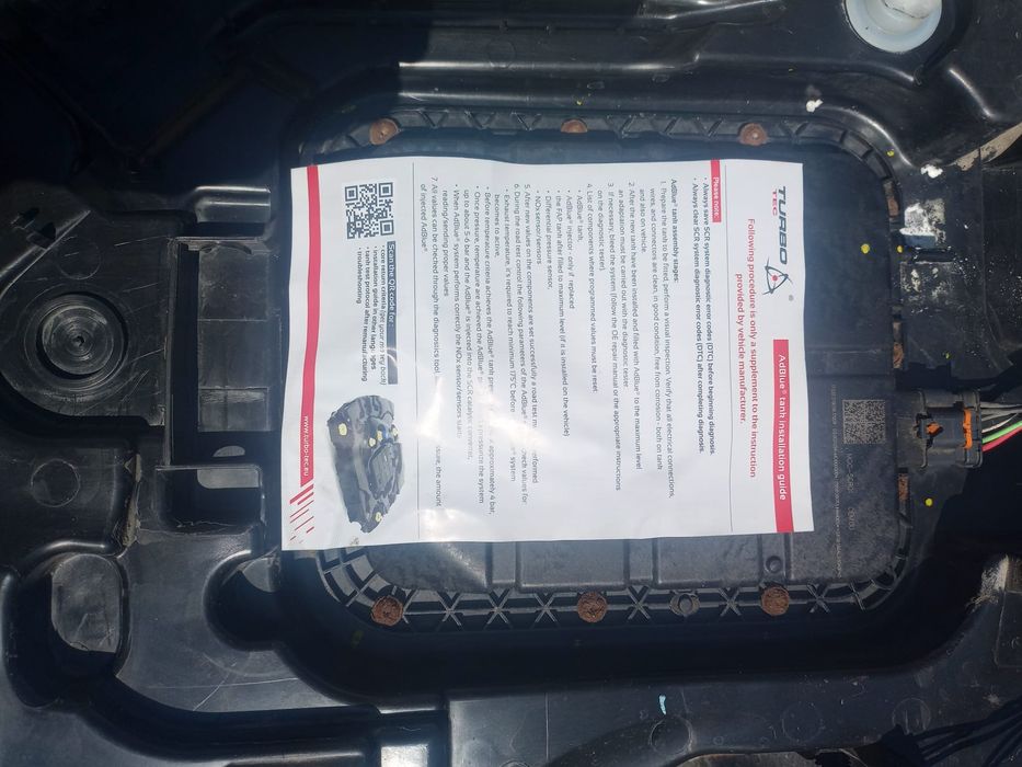 Vand rezervor de adblue