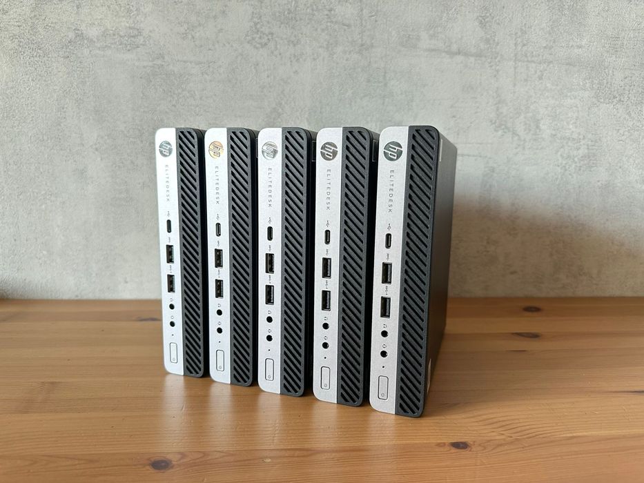 Неттоп мини пк HP EliteDesk 705 G4  Ryzen 5-2400GE