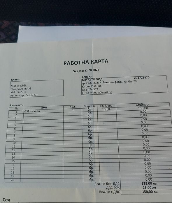 Опел Астра Г / Opel Astra G НА ЧАСТИ