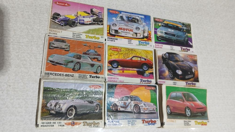 Вкладыши от жевачки Turbo