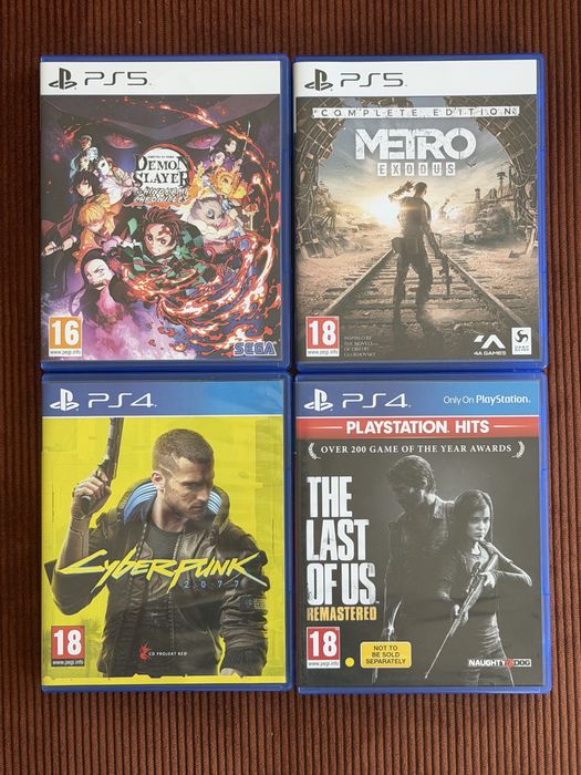 Vand / Schimb Demon Slayer / Metro / Cyberpunk / Last of Us PS5 PS4