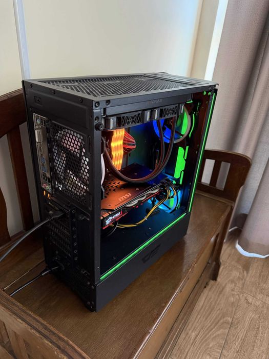 Геймърски компютър Ryzen 5 5600X | GTX 1080 8GB | 32GB RAM | 1TB NVMe SSD