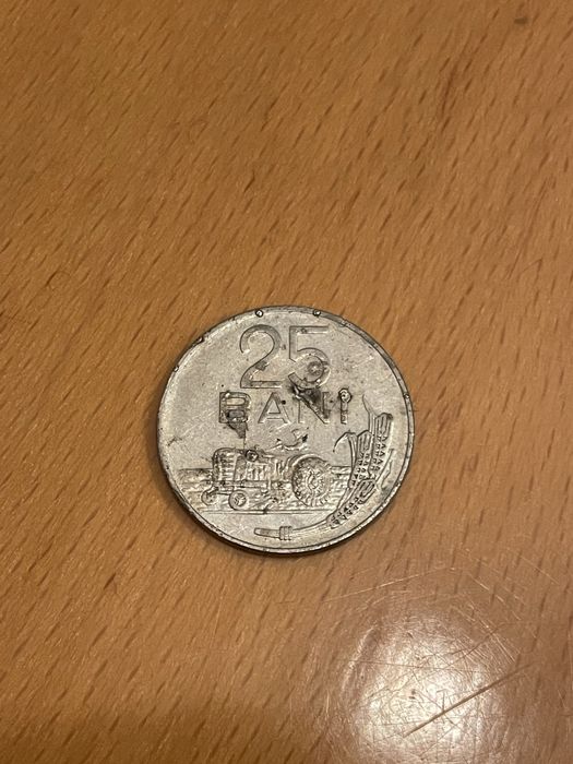 Moneda 25 bani una 1966 doua 1982