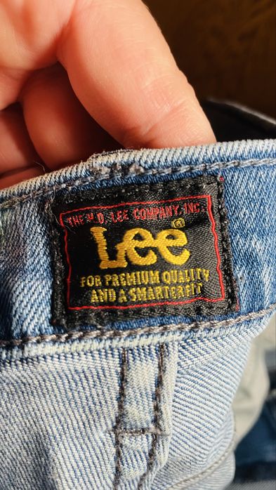 Blugi Lee rider blu slim fit masura L