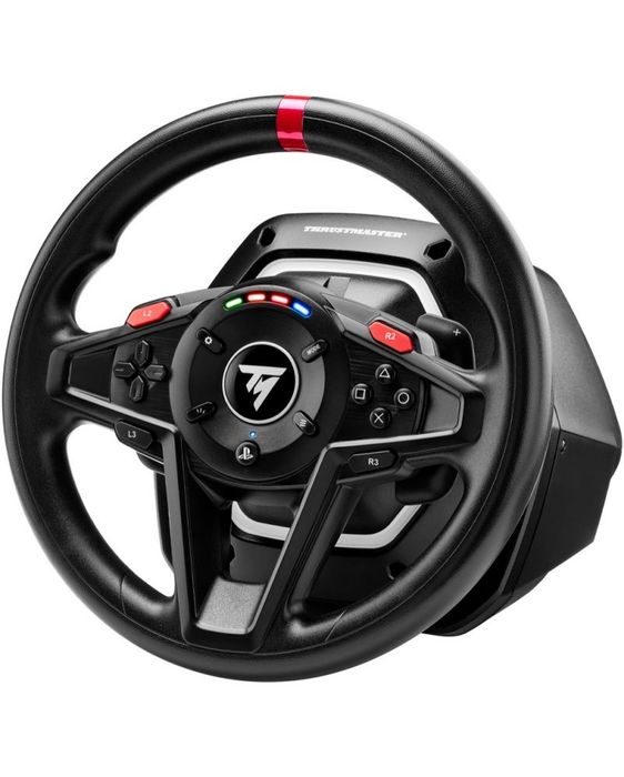 Волан с педали Thrustmaster - T128-P EMEA EU, PS5/PS4/РС, черен