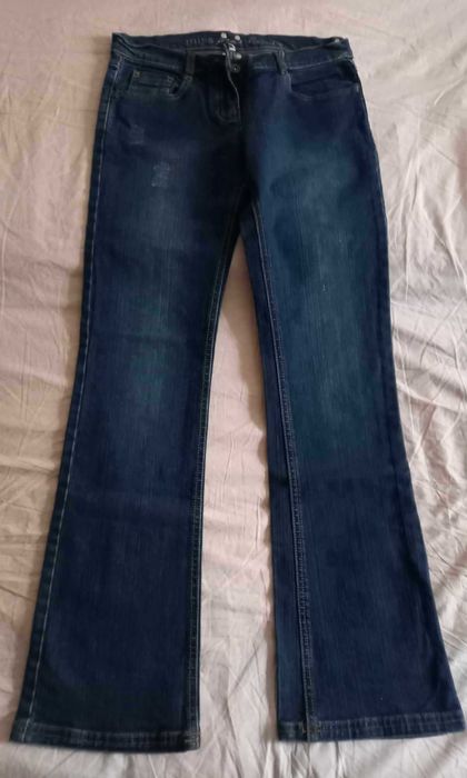 Jeans blugi dama Miss A Premiere talie 37cm lungime ext 98cm grosi