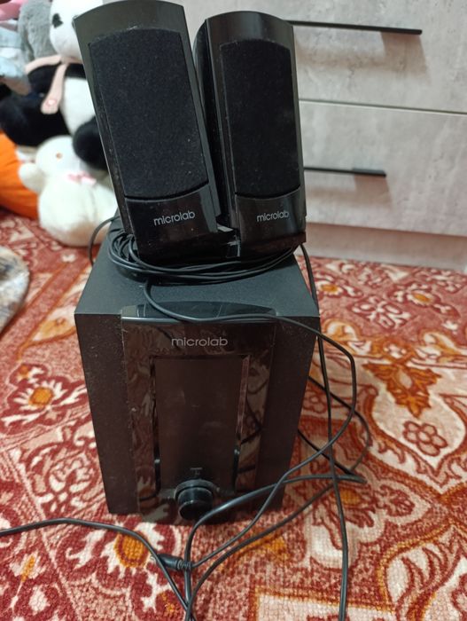 : Колонки для компьютера Microlab 2.1 с сабвуфером