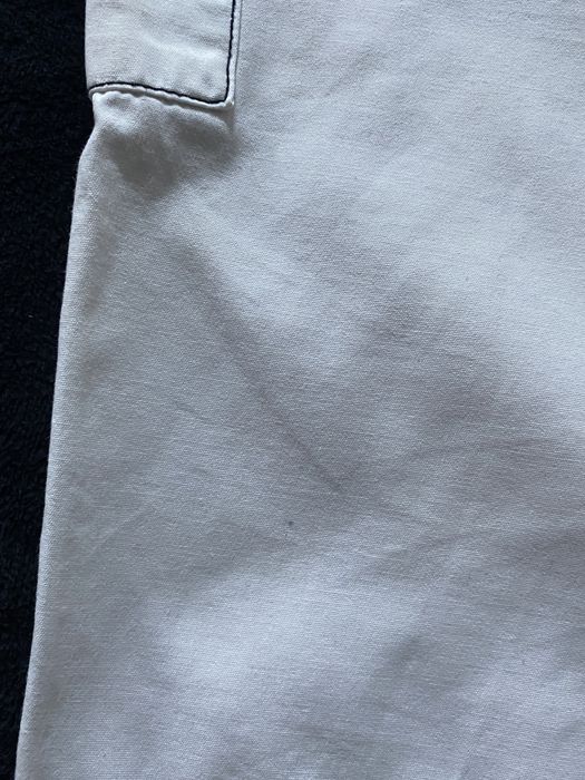 Pantaloni albi print hip hop 90’s rap cargo