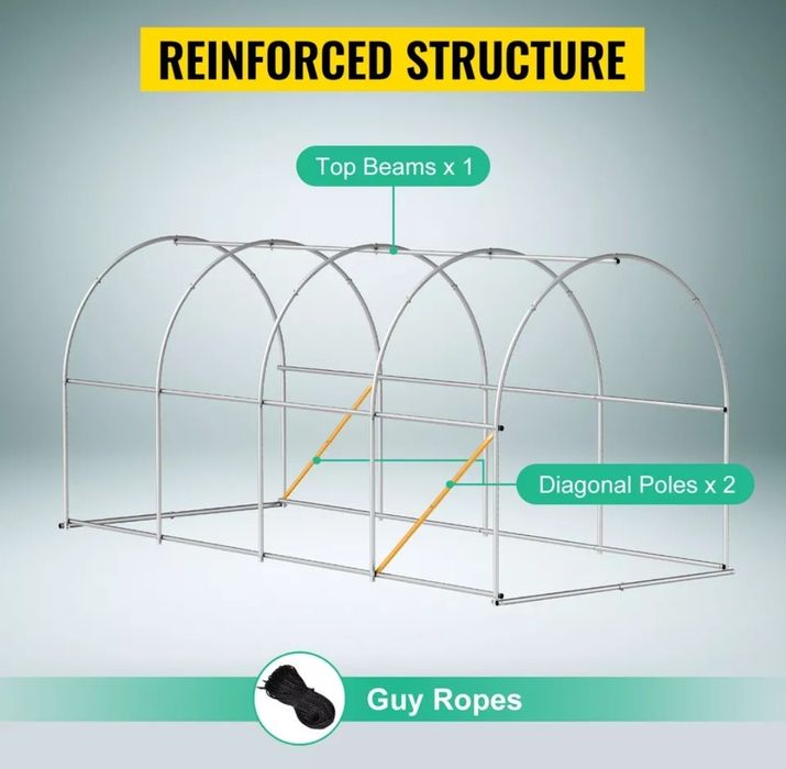 Sera tunel sere solar solarii 3 x 2 x 2  m kit complet