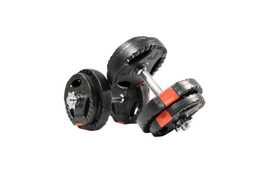 Set gantere reglabile din ciment cu grip de 20 KG