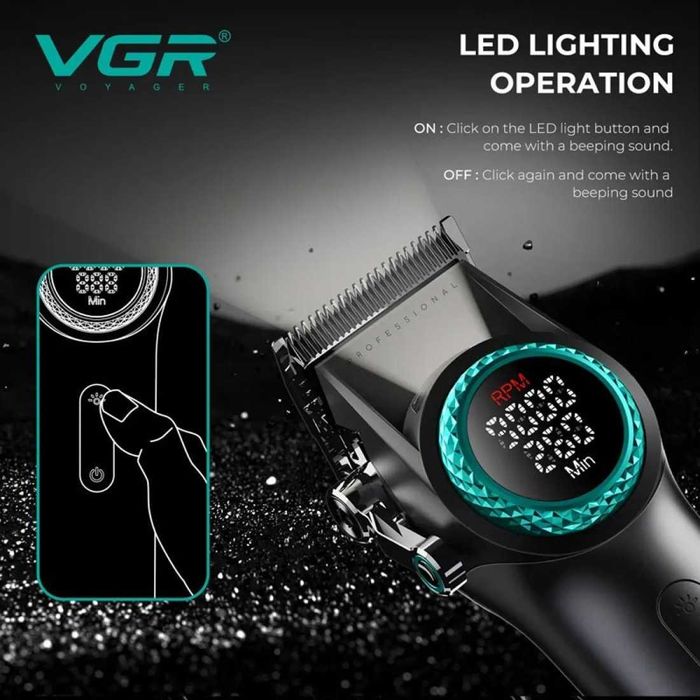 Пълен комплект 4 в 1 -VGR Professional Barber Combo 4 в 1  (ЧЕРЕН)