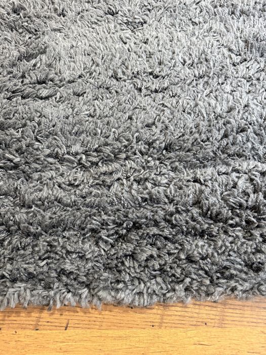 Traversă / Covor pufos Shaggy Moldabela Viva 90x250 cm - Gri (Proaspăt curățat)