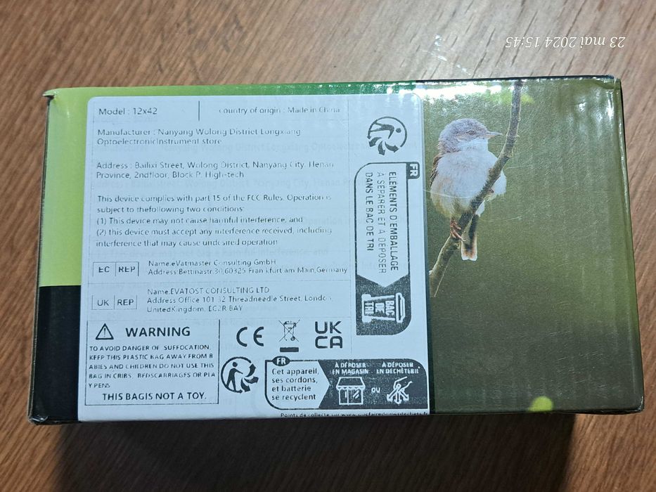 Telescop, monocular 12X42, pentru drumetii si vanatoare