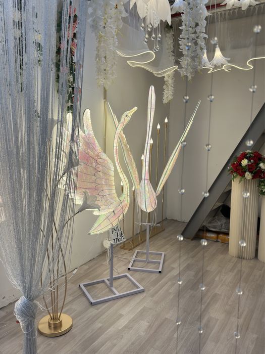 Светящиеся бабочки декор