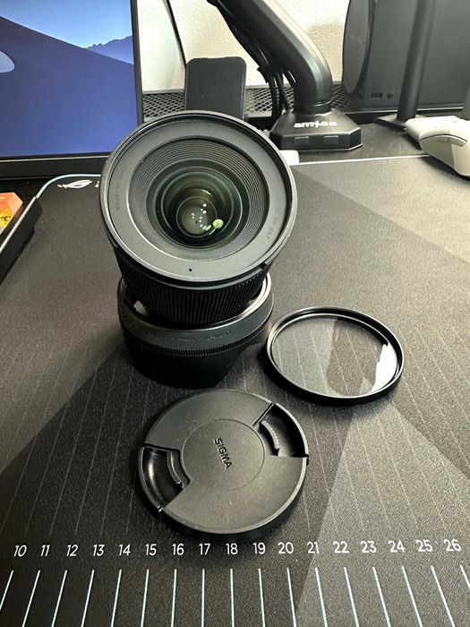 Sigma 16 mm f 1.4 e-mount (sony) + filtru