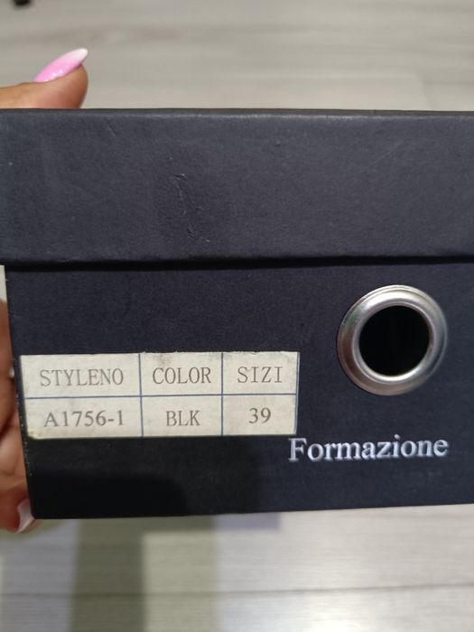 Balerini din piele lacuita