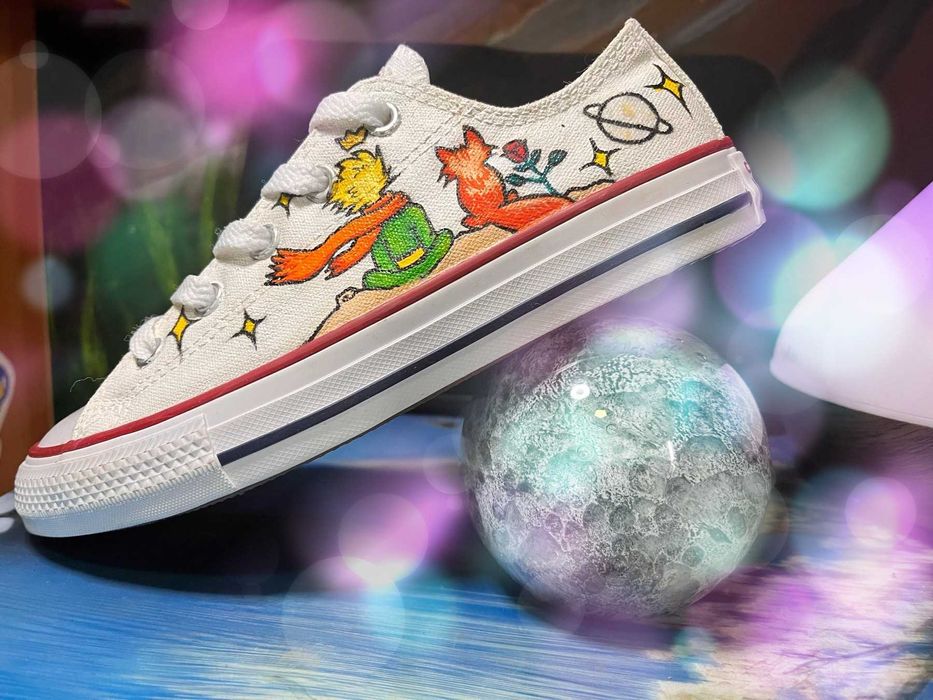 Ръчно рисувани кецове Converse