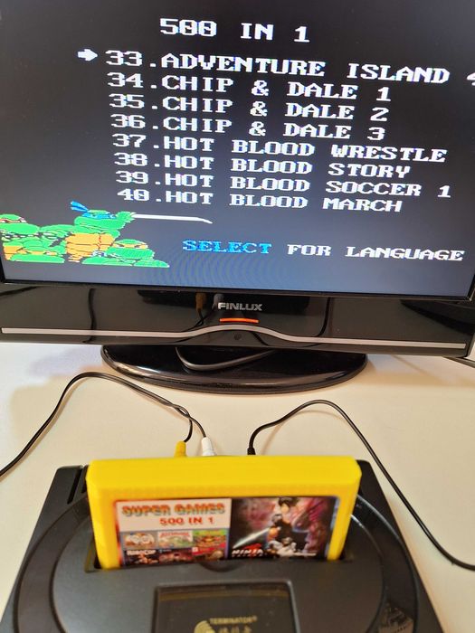 500 in 1 jocuri caseta discheta clasica cu jocuri pentru consola TV