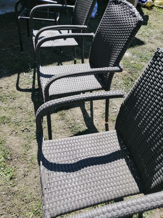 Scaune grădină, 3 buc.