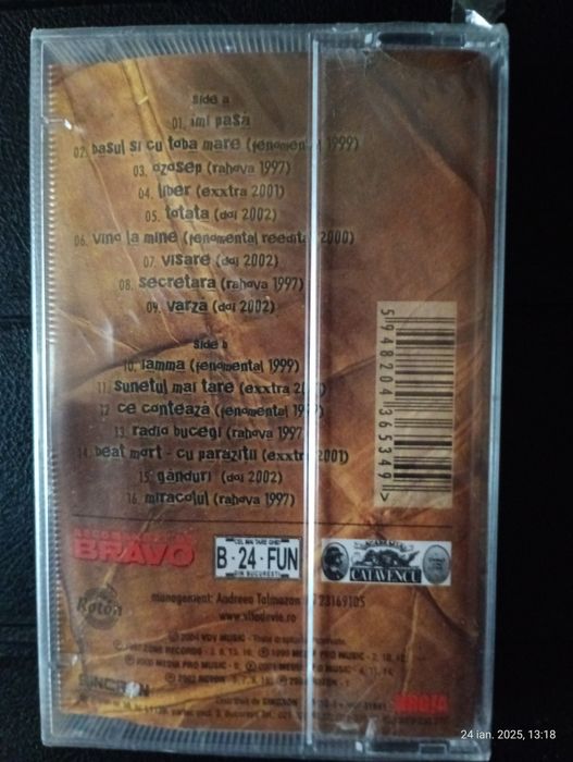 Casete audio sigilate - Pasarea colibri , Vita de vie , D.J. Phantom