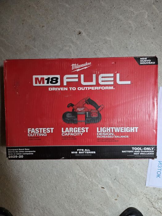 Milwaukee ,m18 FUEL, лентов трион