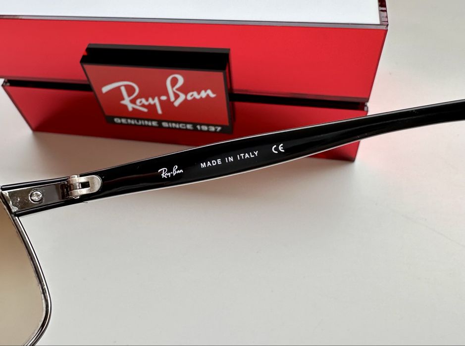 Ray Ban RB3244 shield стил, градиент, премиум модел