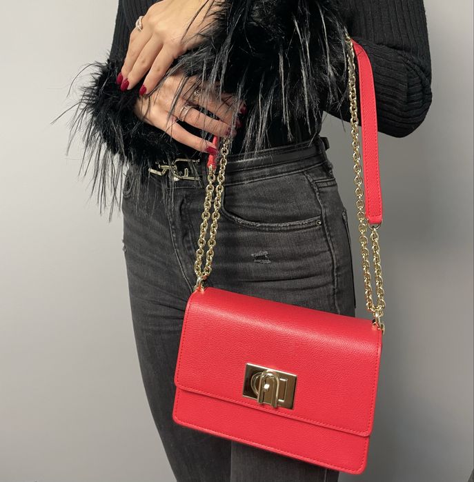 Furla 1927 S чанта корал